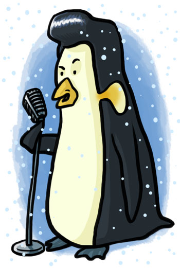 king penguin illustration