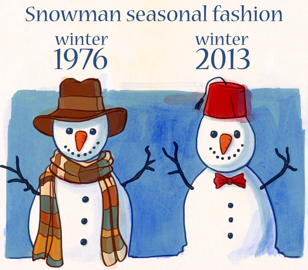 illustration of doctor who snowmen